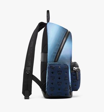 MCM Stark Backpack In Gradation Mesh And Monogram Neoprene
