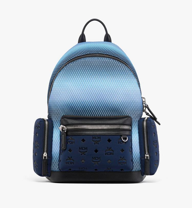 MCM Stark Backpack in Gradation Mesh and Monogram Neoprene