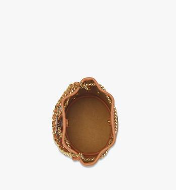 MCM Upcycling Project Festive Chain Backpack In Visetos