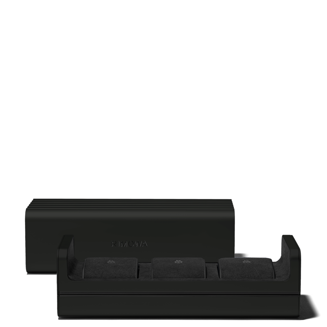 Rimowa Caja De Reloj De Aluminio En Negro Para 3 Relojes