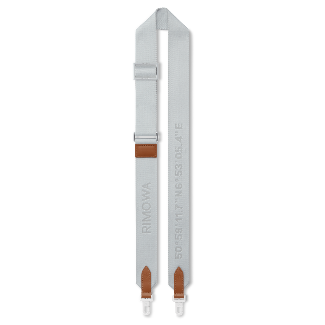 Rimowa Correa bandolera tipo cincha para bolso color gris