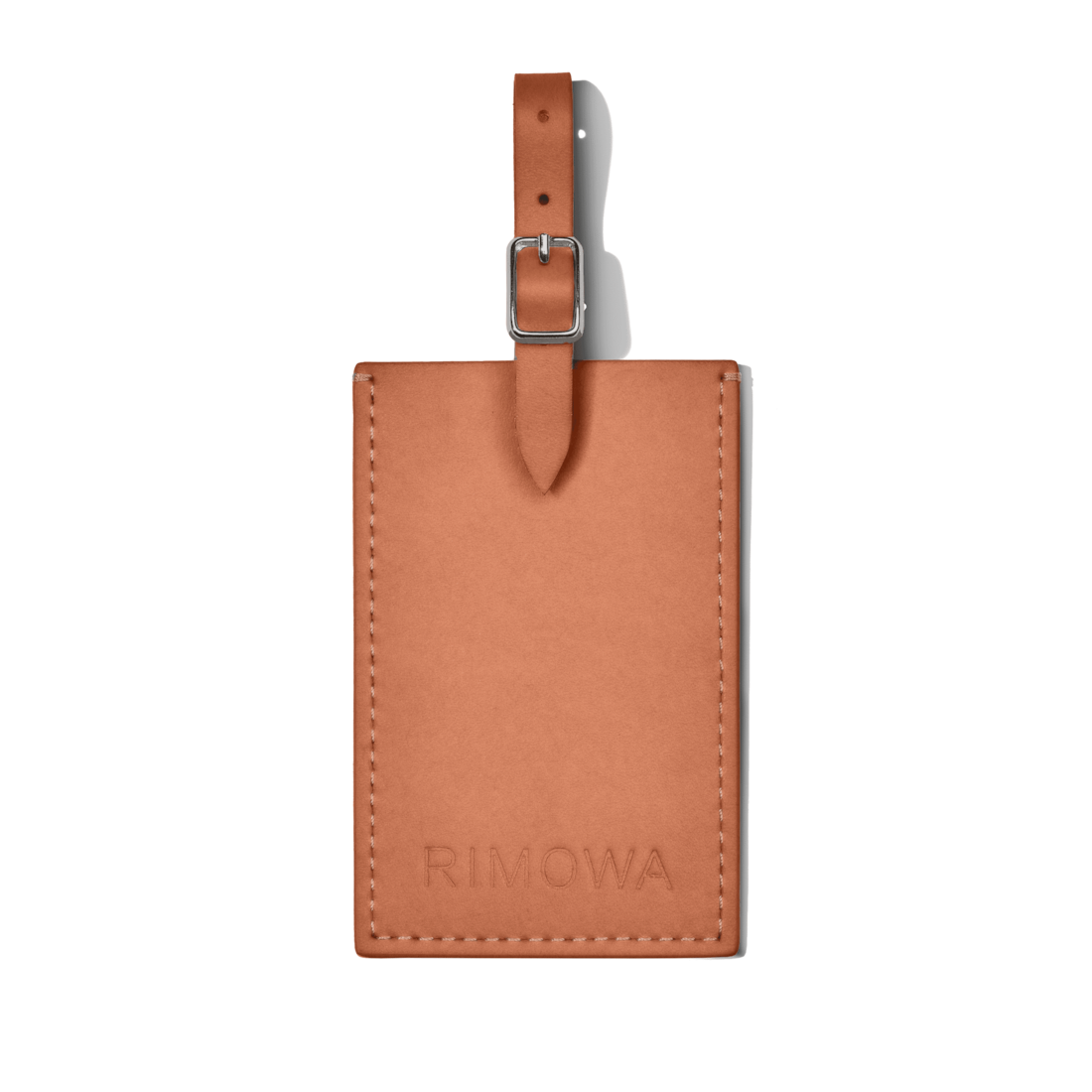 Rimowa Etiqueta De Equipaje De Cuero Personalizada Marrón Cognac