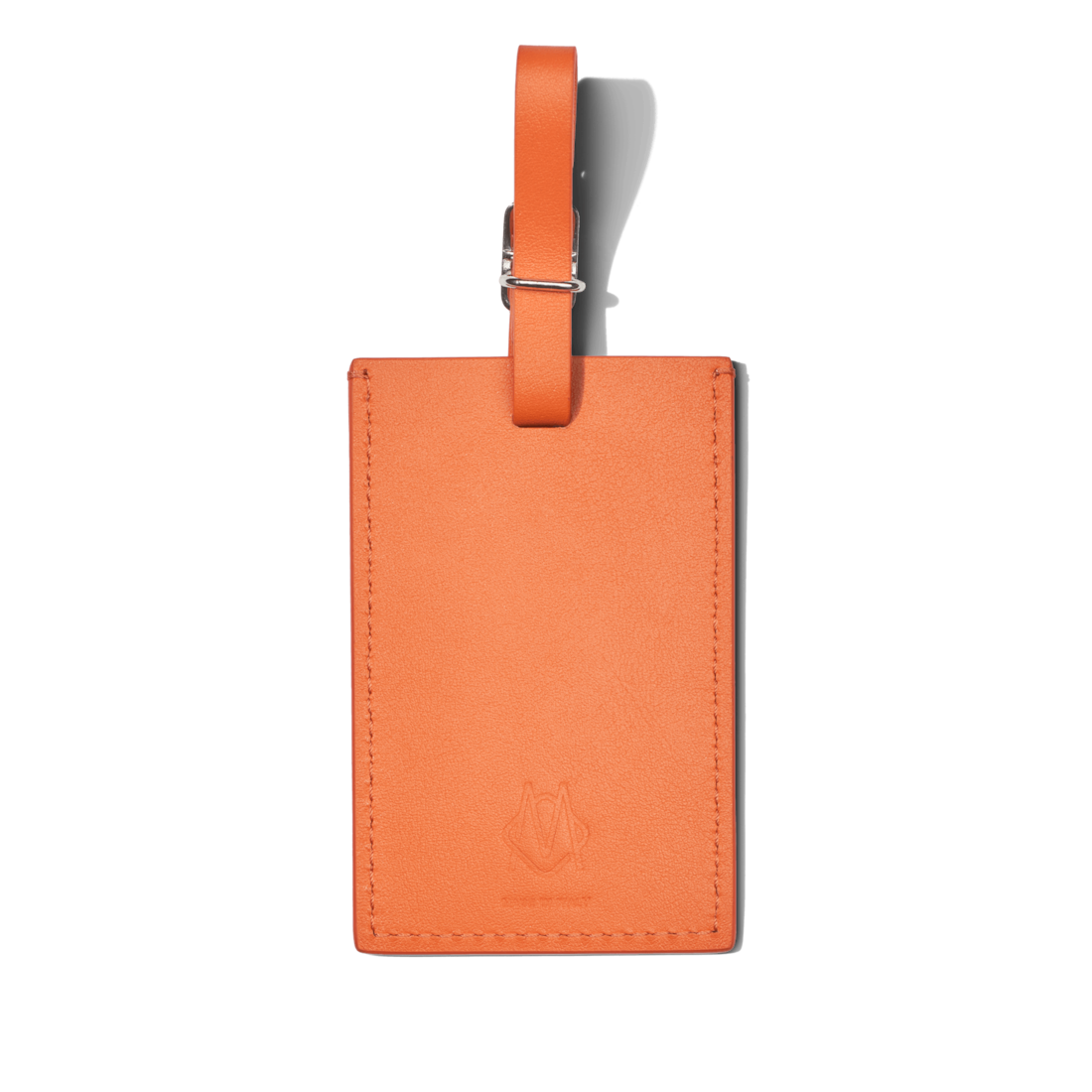 Rimowa Etiqueta De Equipaje De Cuero Personalizada Naranja Clementina