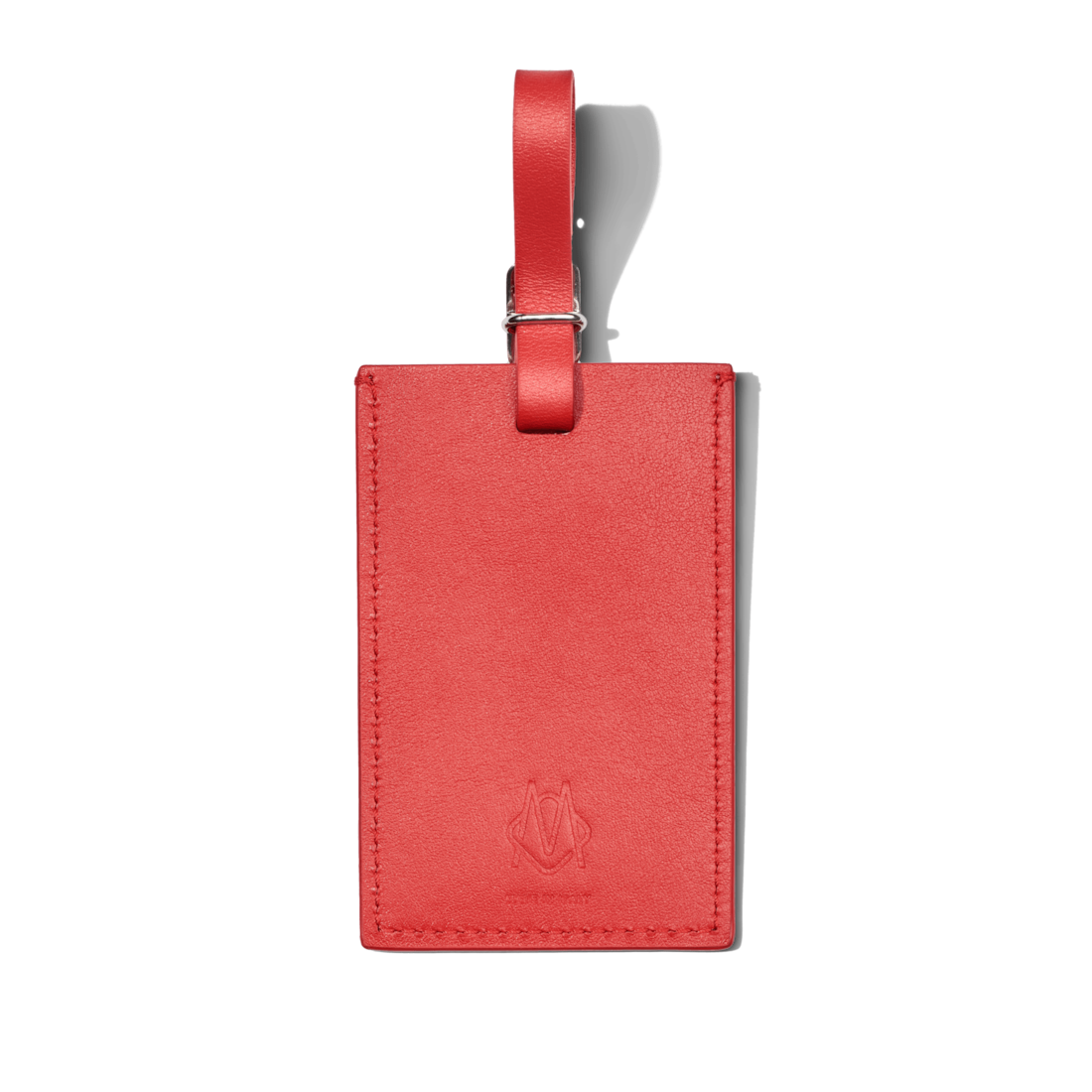 Rimowa Etiqueta De Equipaje De Cuero Personalizada Rojo Paprika