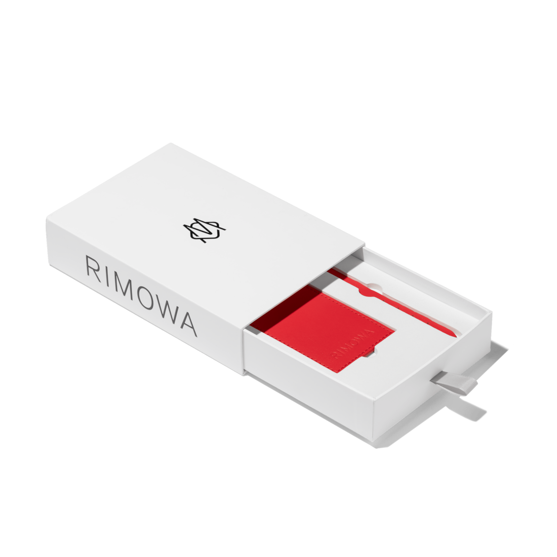 Rimowa Etiqueta De Equipaje De Cuero Personalizada Rojo Paprika