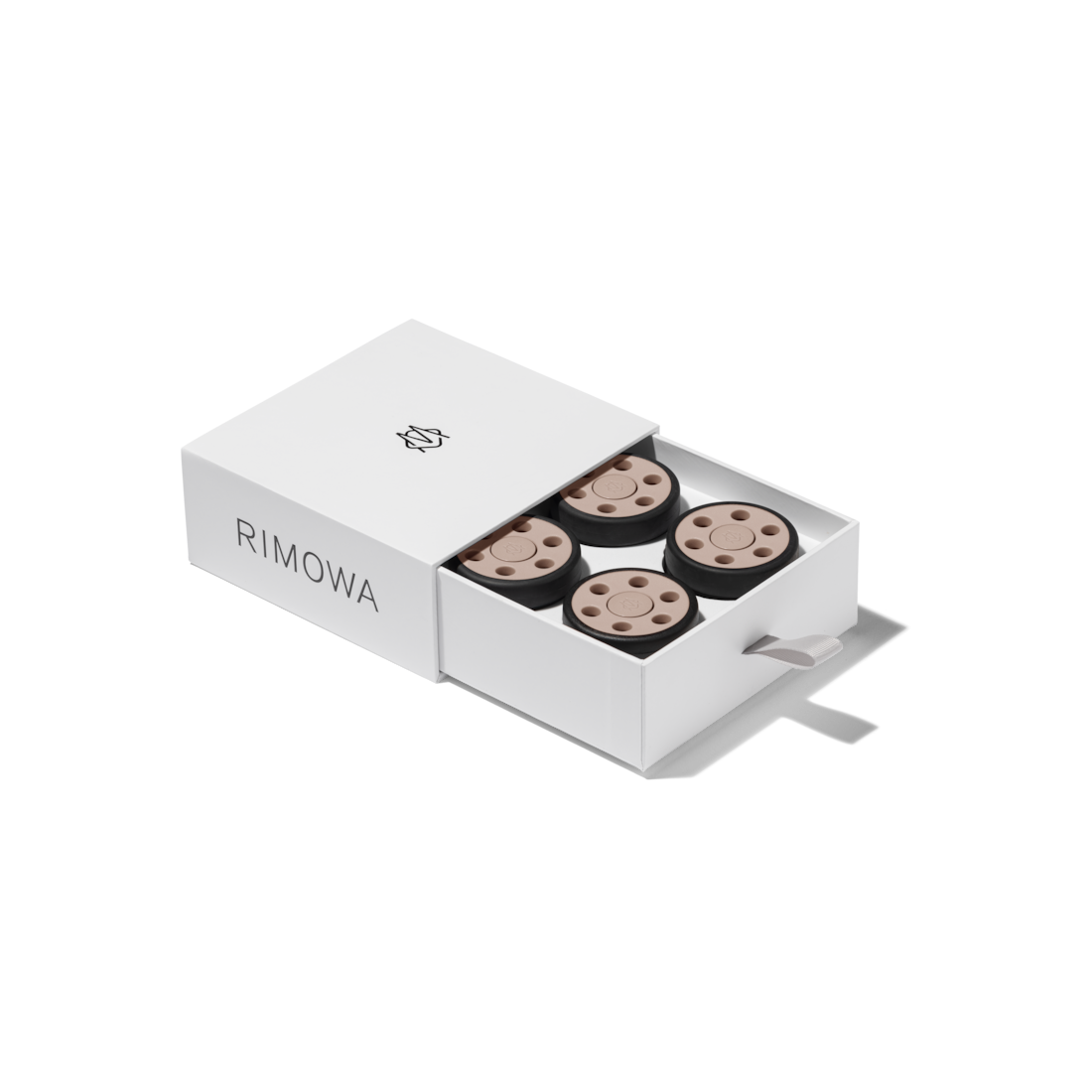 Rimowa Juego de ruedas color marrón grisáceo para maleta