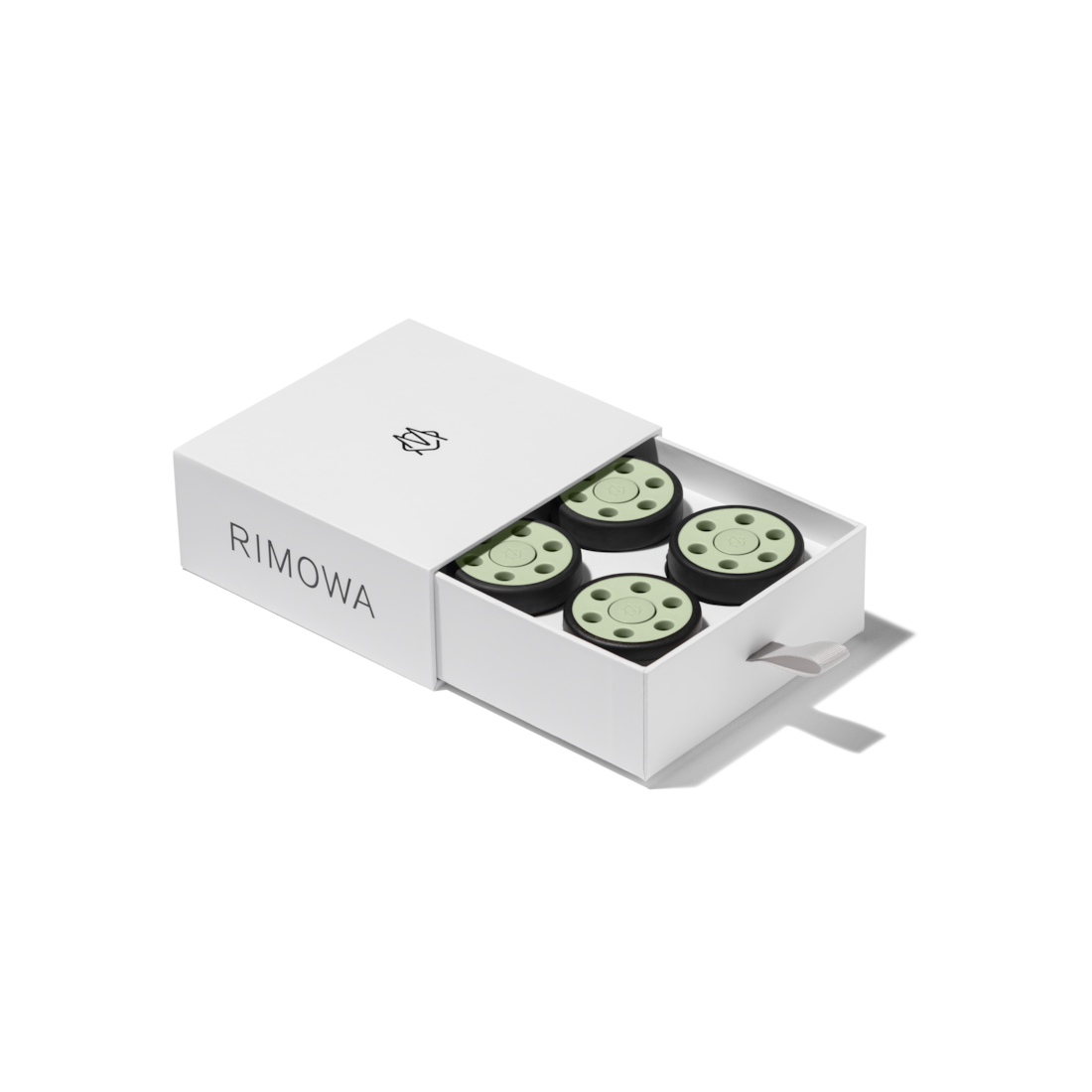Rimowa Juego de ruedas color verde Mint para maleta
