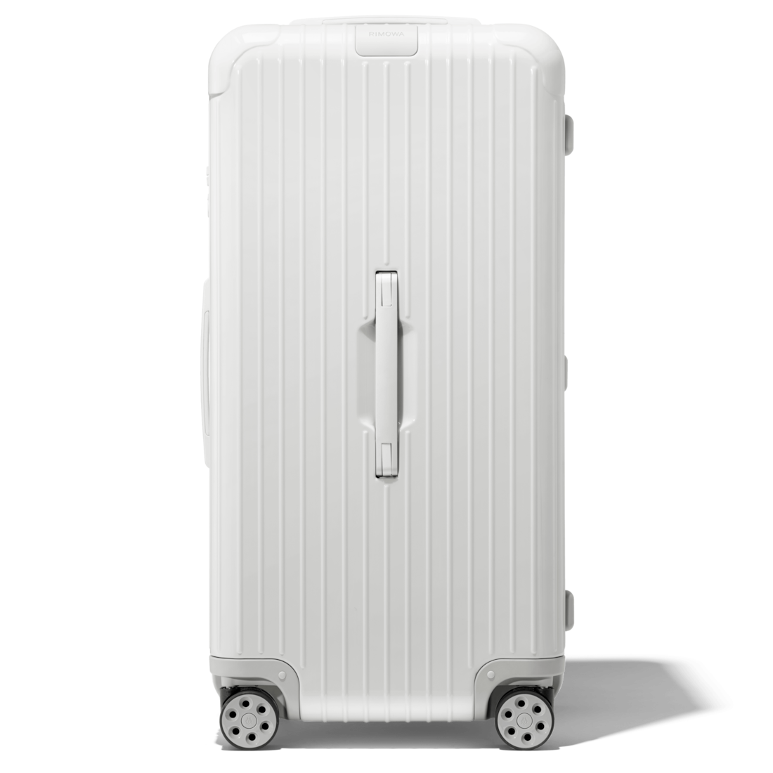 Rimowa Maleta ligera Essential Trunk Plus grande| blanco brillante