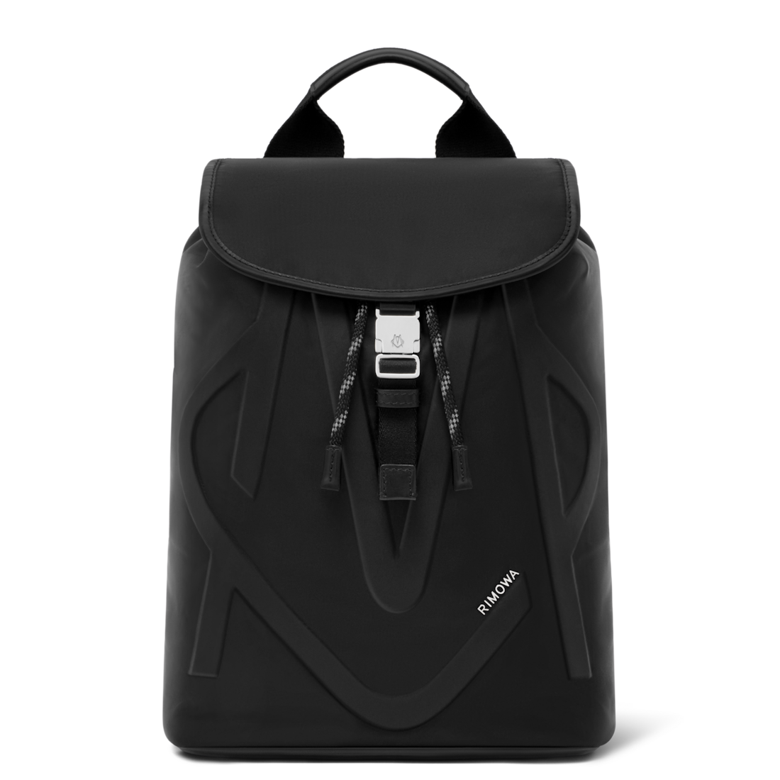 Rimowa Mochila de nailon ECONYL® con solapa Signature - NEGRA