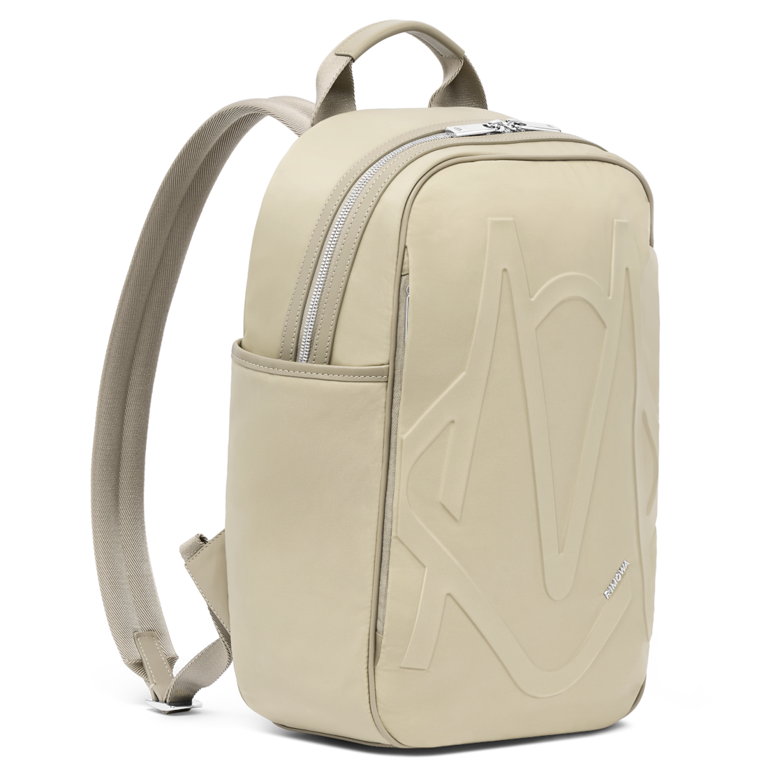 Rimowa Mochila Mediana Signature De Nailon ECONYL® - Beige Sans