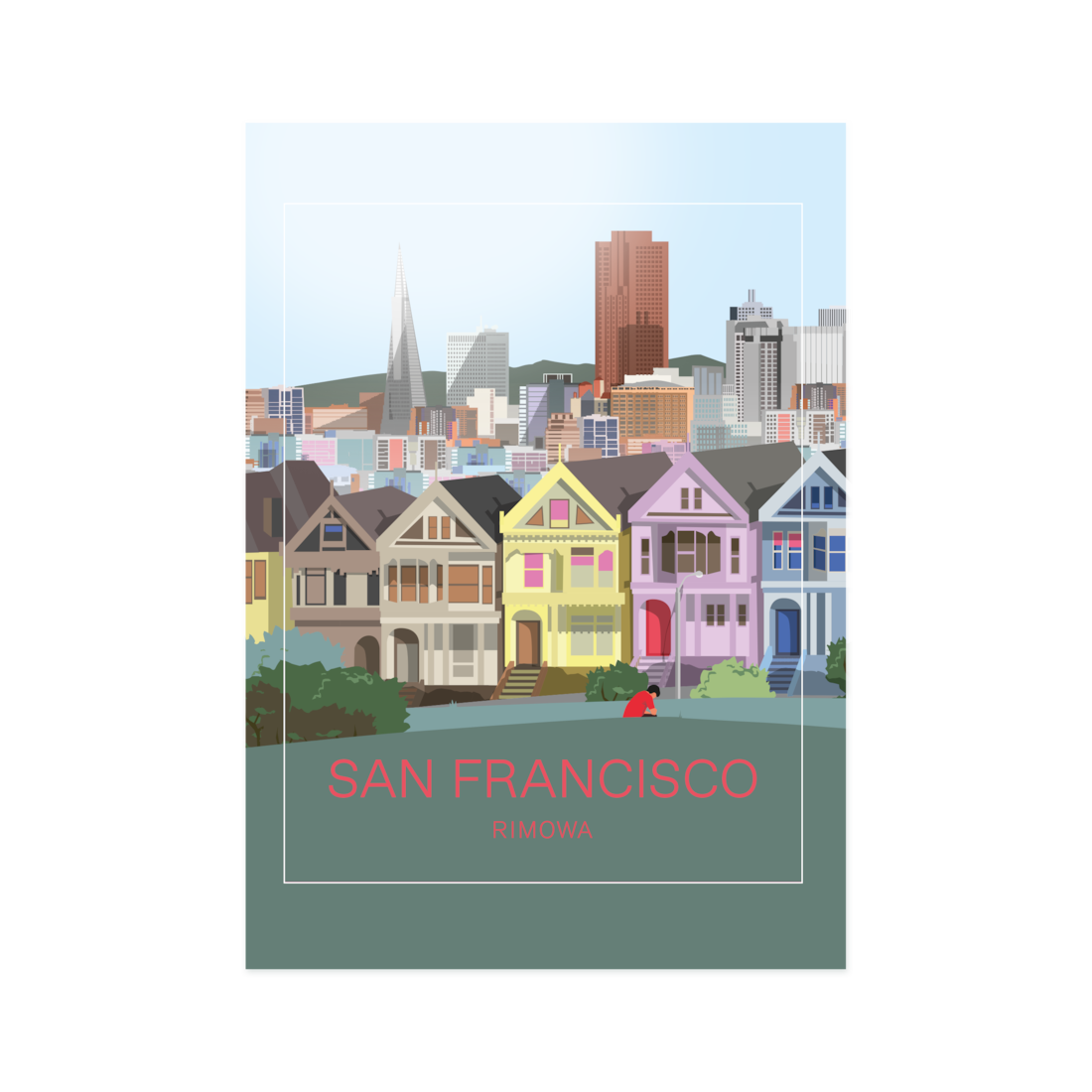 Rimowa PERSONALIZACIÓN - PEGATINAS DE CIUDADES San Francisco