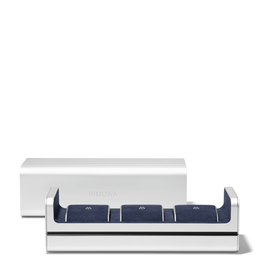 Rimowa Caja De Reloj De Aluminio Para 3 Relojes