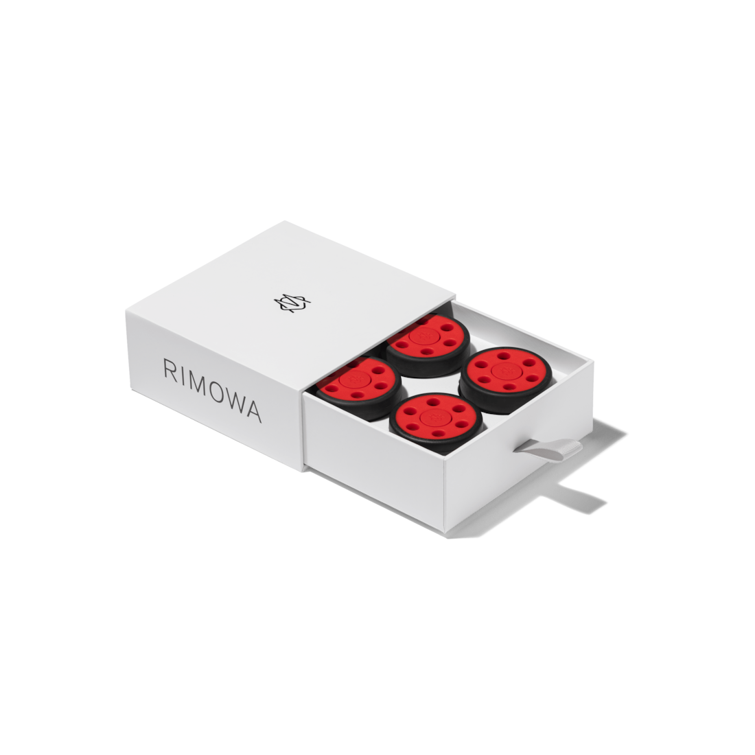 Rimowa Juego de ruedas rojo paprika para equipaje