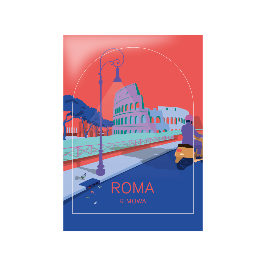 Rimowa PERSONALIZACIÓN - PEGATINAS DE CIUDADES Roma