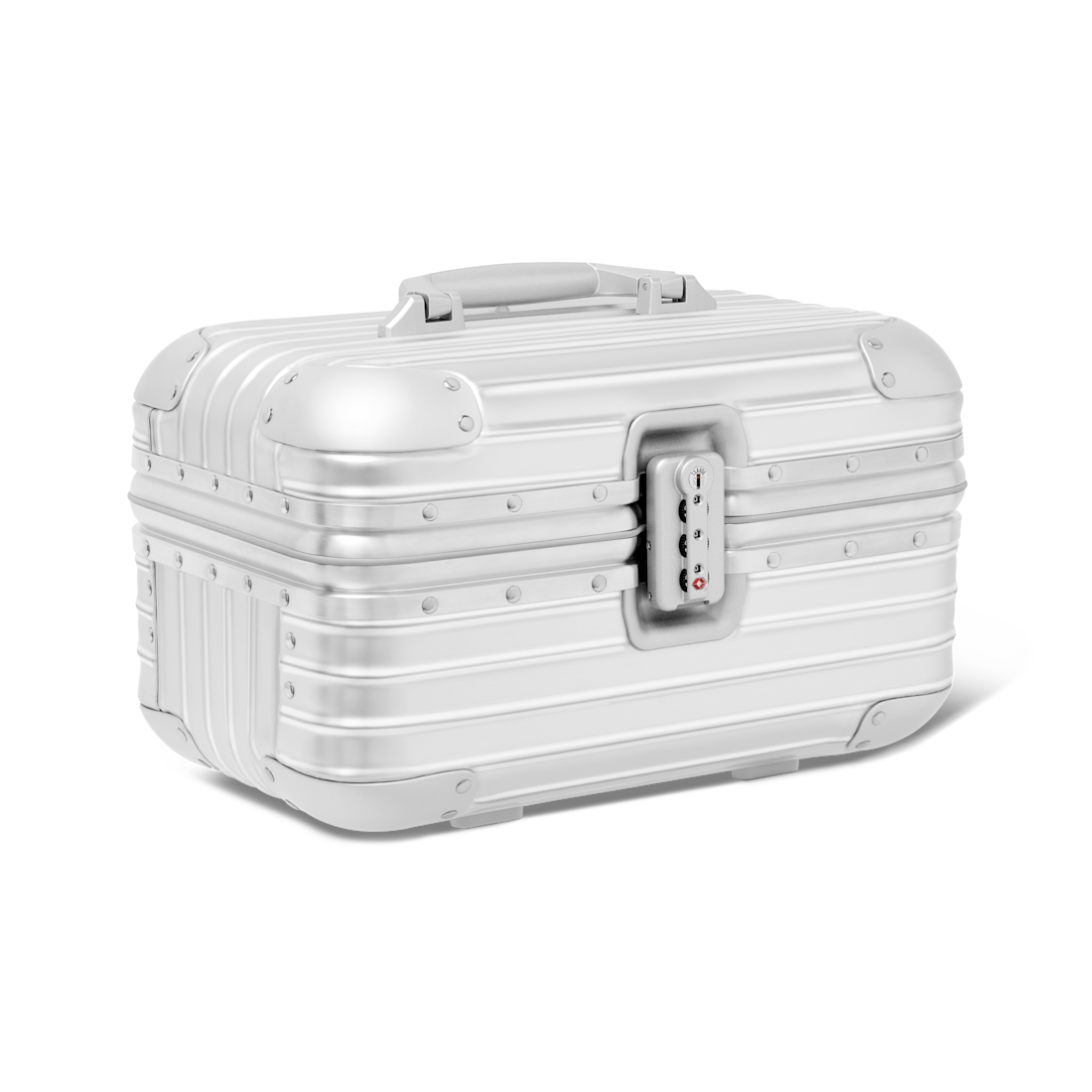 Rimowa Vanity Case De Aluminio Plateado