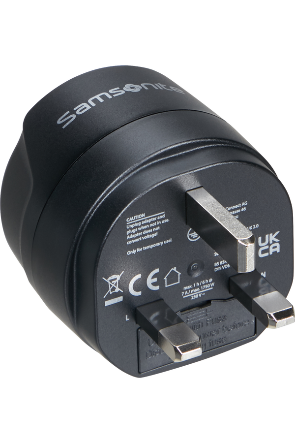 Samsonite Travel Accessories Adaptadores Europa A Reino Unido