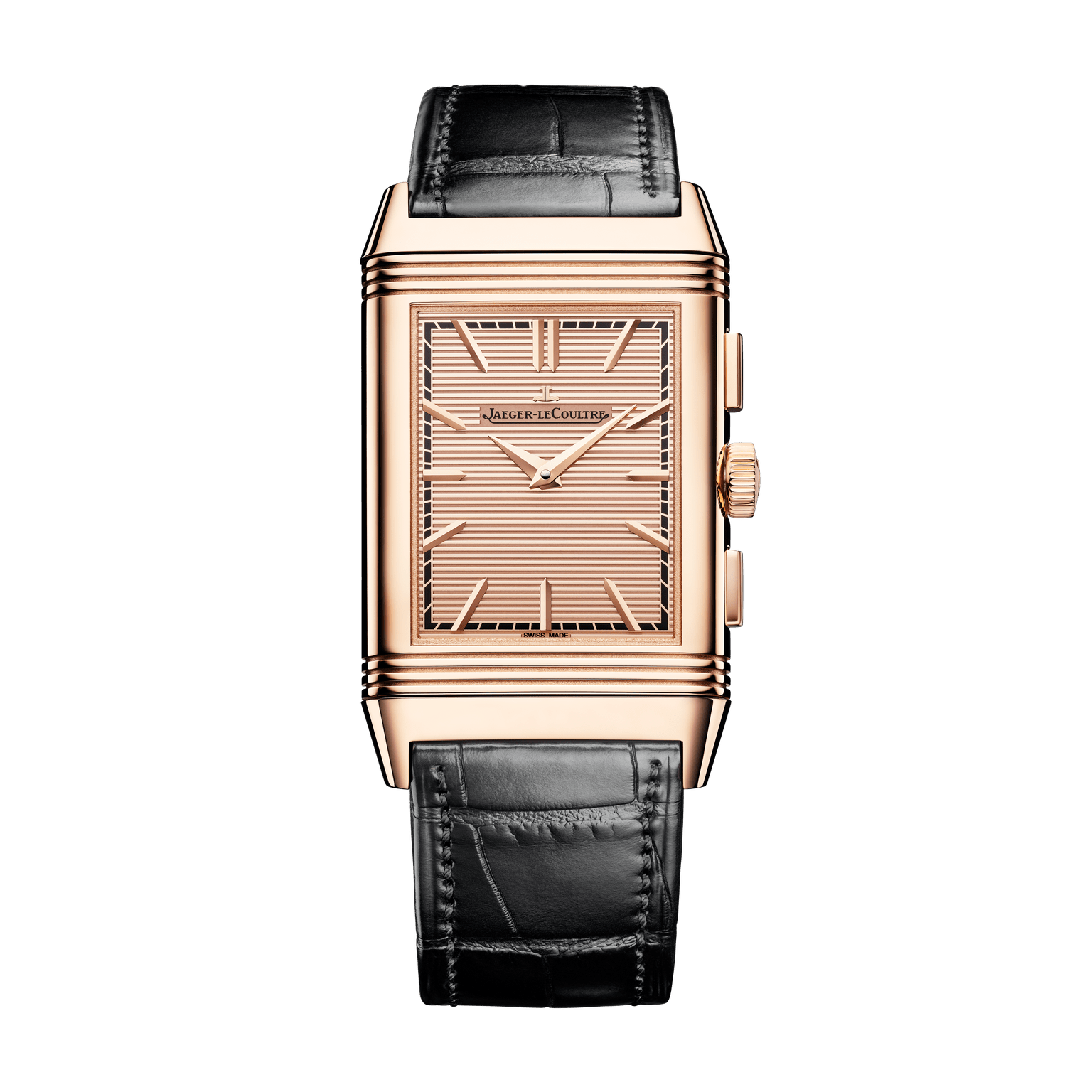 Jaeger-LeCoultre Reloj Manual Para Hombre En Oro Rosa Reverso Tribute Chronograph Q389256J