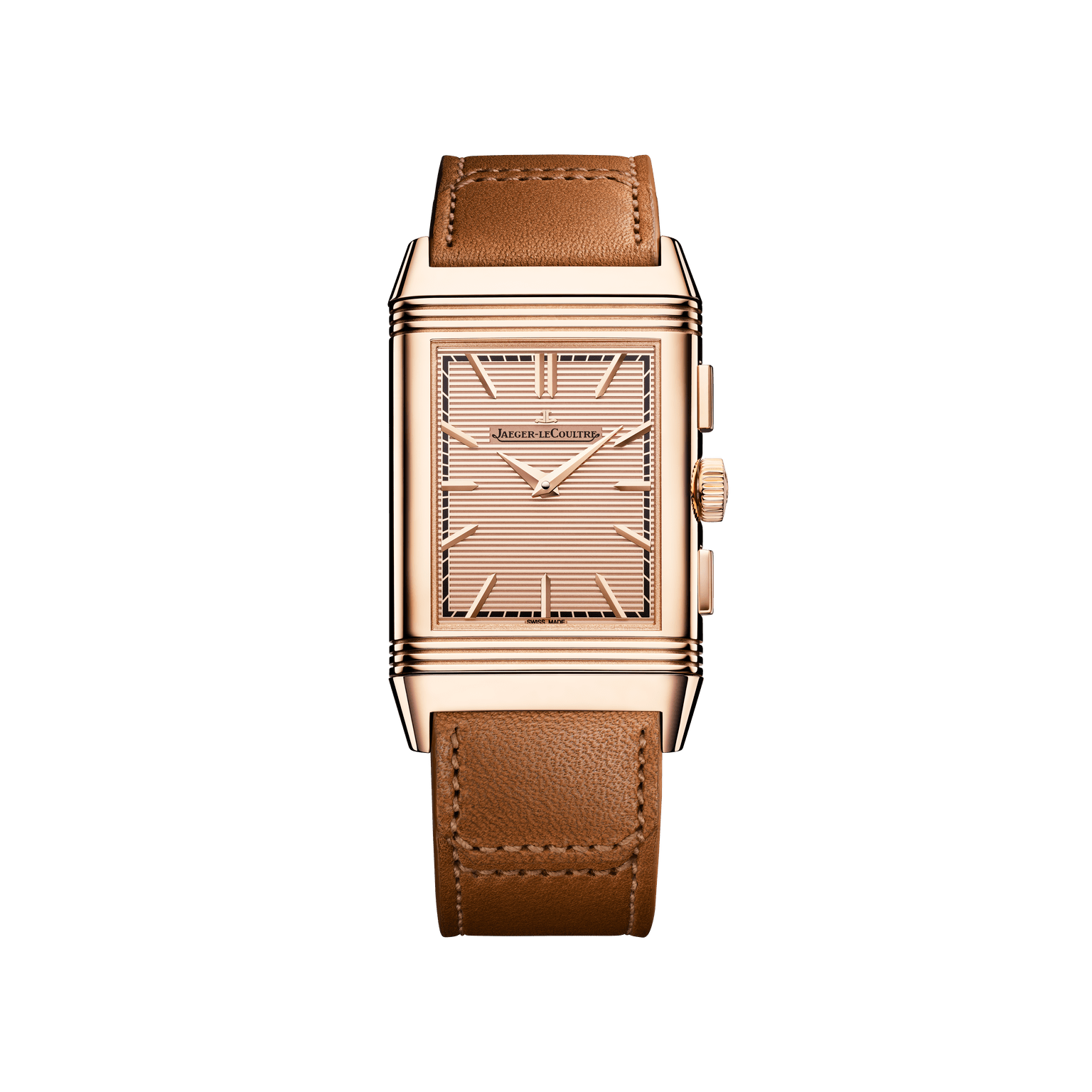 Jaeger-LeCoultre Reloj manual para hombre en oro rosa Reverso Tribute Chronograph Q389256J