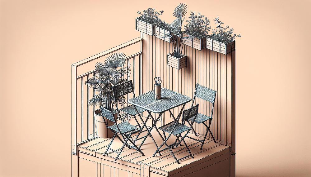Mimub Aldi Reduce el Precio de Este Conjunto de Mesa y Sillas Plegables Perfecto para Balcones y Terrazas Pequeñas