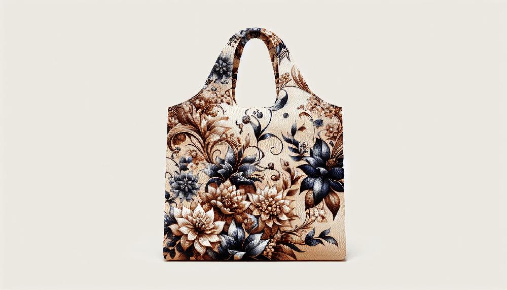 Mimub Bolsa Plegable Estilosa Y Sostenible Con Estampado Floral