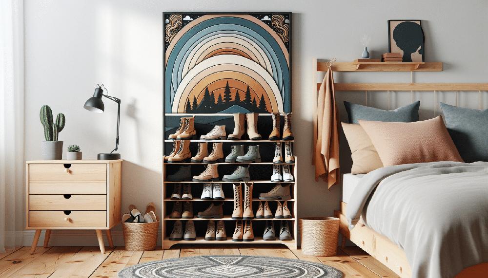 Mimub Carrefour Presenta el Zapatero Perfecto para Organizar Botas en el Dormitorio
