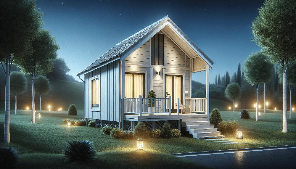 Mimub Casa Prefabricada De Dos Dormitorios Con Porche A Un Precio Inigualable