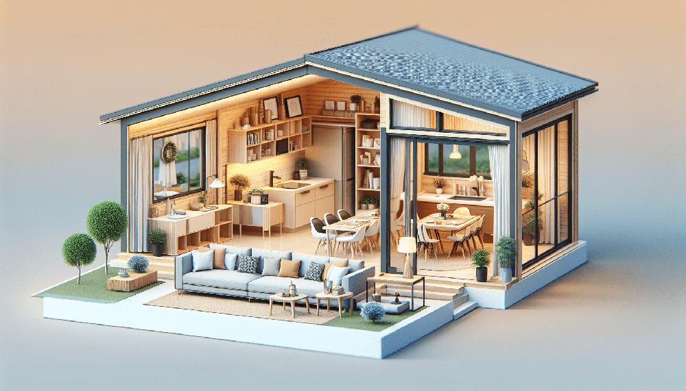 Mimub Casa Prefabricada Elegante y Asequible: Espacios Amplios por Menos de 40.000 Euros