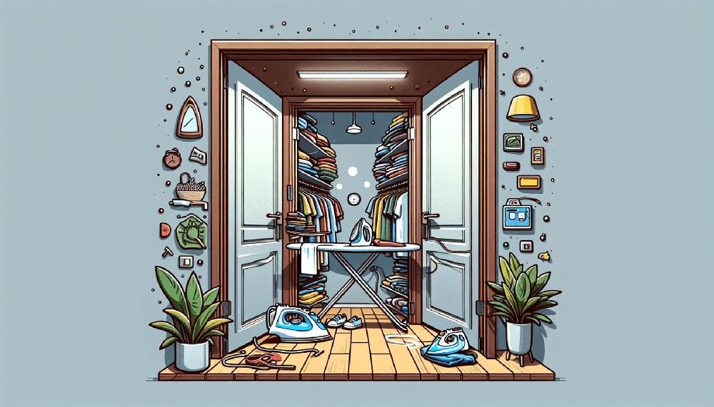 Mimub Convierte Tu Puerta en un Cuarto de Plancha: Optimiza Espacio en Tu Piso Pequeño