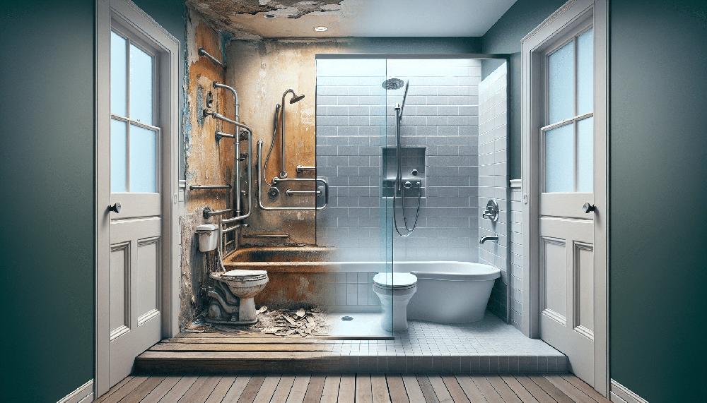 Mimub De Aseo Anticuado A Cuarto De Baño Moderno Y Accesible Con Mampara De Leroy Merlin