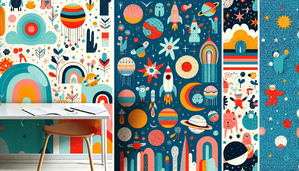 Mimub Decoración Con Estilo: Papeles Pintados Únicos Para Habitaciones Infantiles