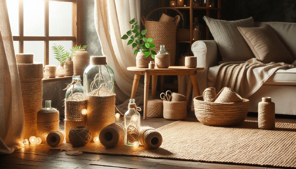 Mimub Decoración Con Yute: Toque Rústico Y Elegante Para Tu Hogar