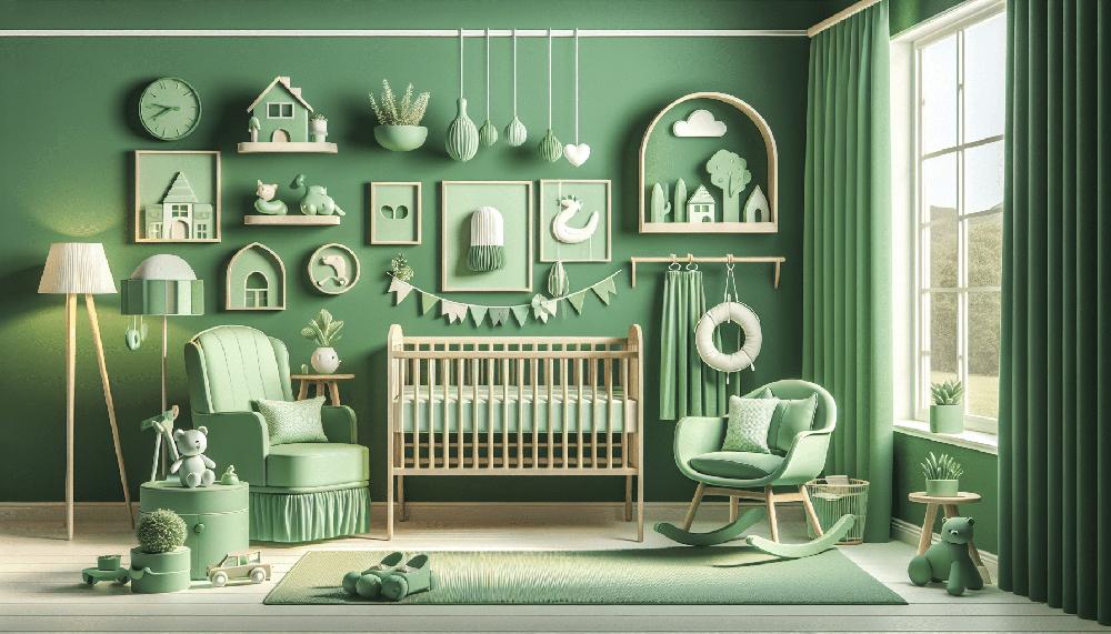 Mimub Decoración En Verde: Ideas Creativas Para La Habitación De Tu Bebé