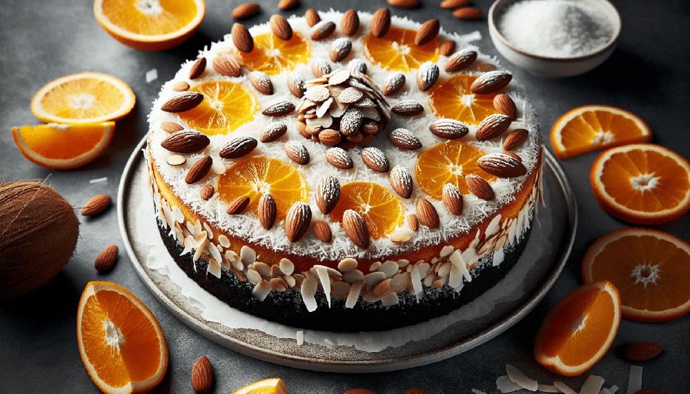 Mimub Delicioso Bizcocho Sin Gluten de Coco Almendra y Naranja