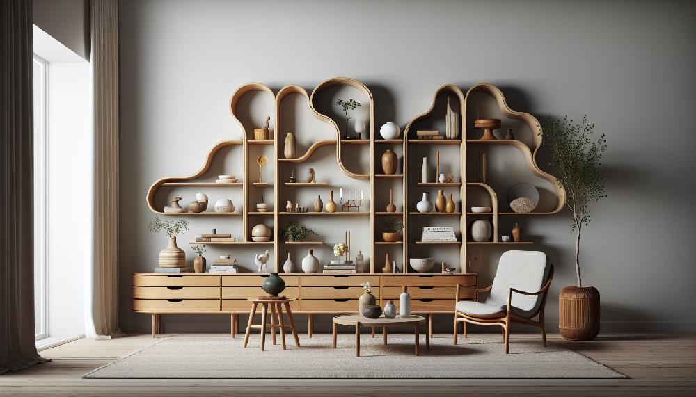 Mimub El Encanto del Diseño Danés: Estantes y Muebles Curva de AYTM para tu Hogar