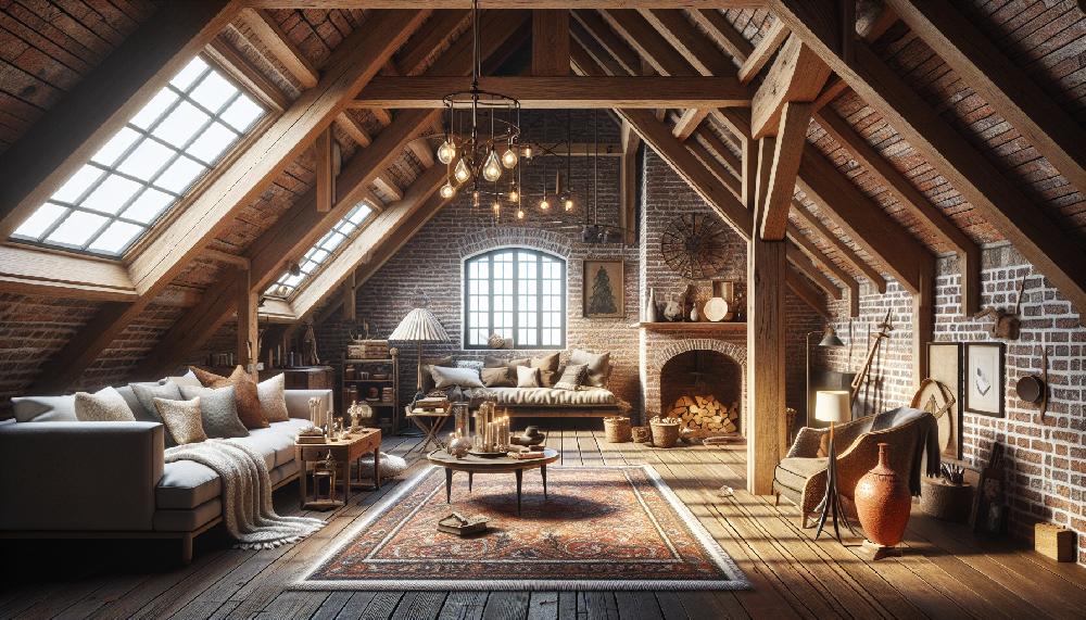 Mimub El Encanto del Roble y el Ladrillo: Un Ático con Personalidad