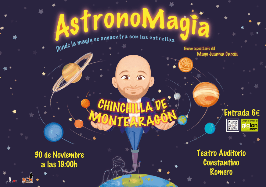 Mimub El Mago Juanma García Deslumbra con «Astronomagia» en el Teatro Auditorio Constantino Romero