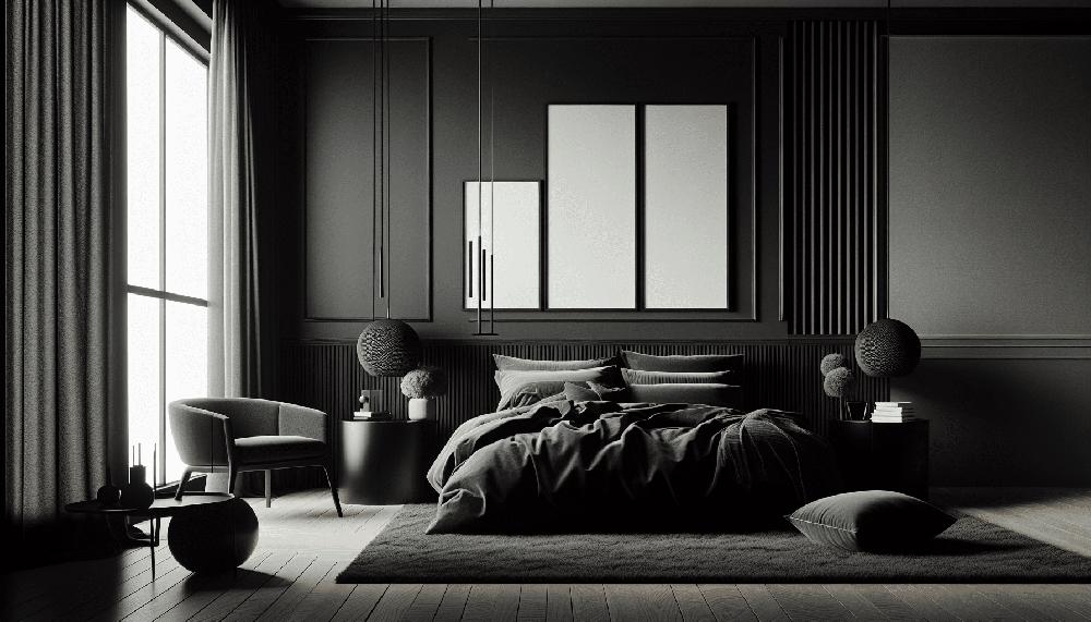 Mimub Elegancia y Modernidad en la Decoración de Dormitorios en Negro
