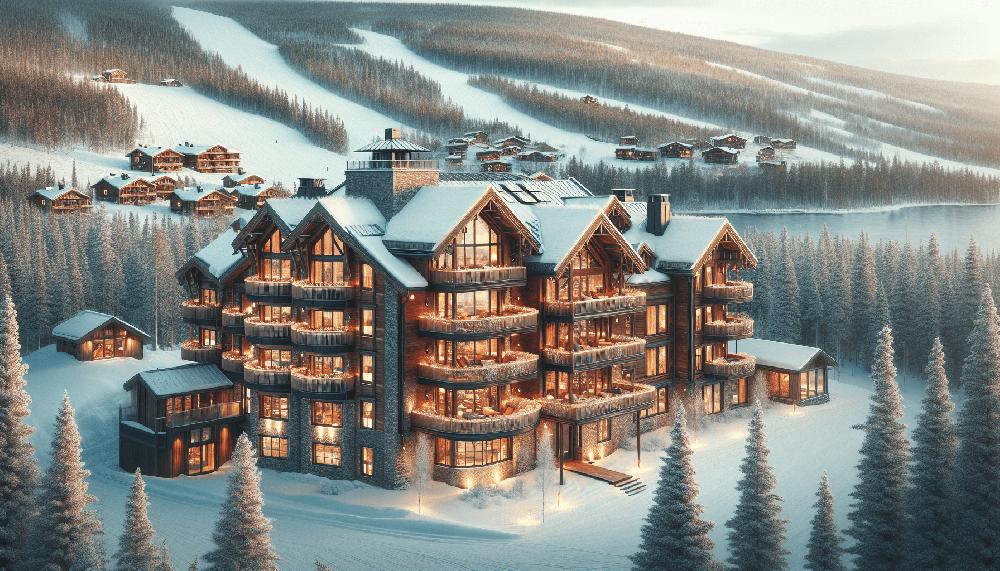 Mimub Elegante Dúplex de Montaña Cerca de la Estación de Esquí de Åre en Suecia