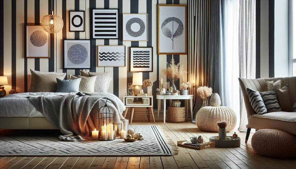 Mimub Estilo y Elegancia: Ideas para Decorar Tu Dormitorio con Rayas