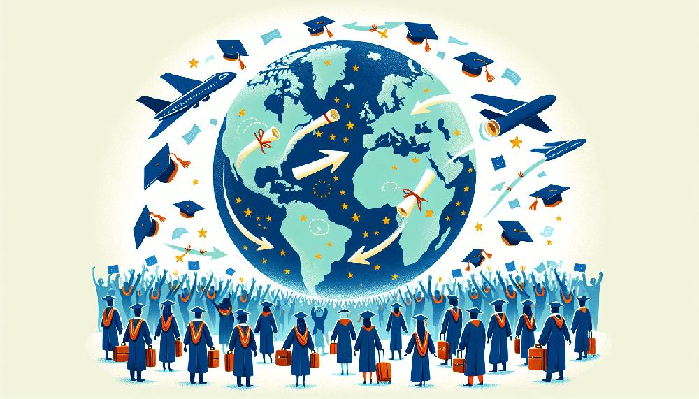 Mimub Graduados De La UE: Cerca Del 9% Realizó Estudios En El Extranjero En 2022