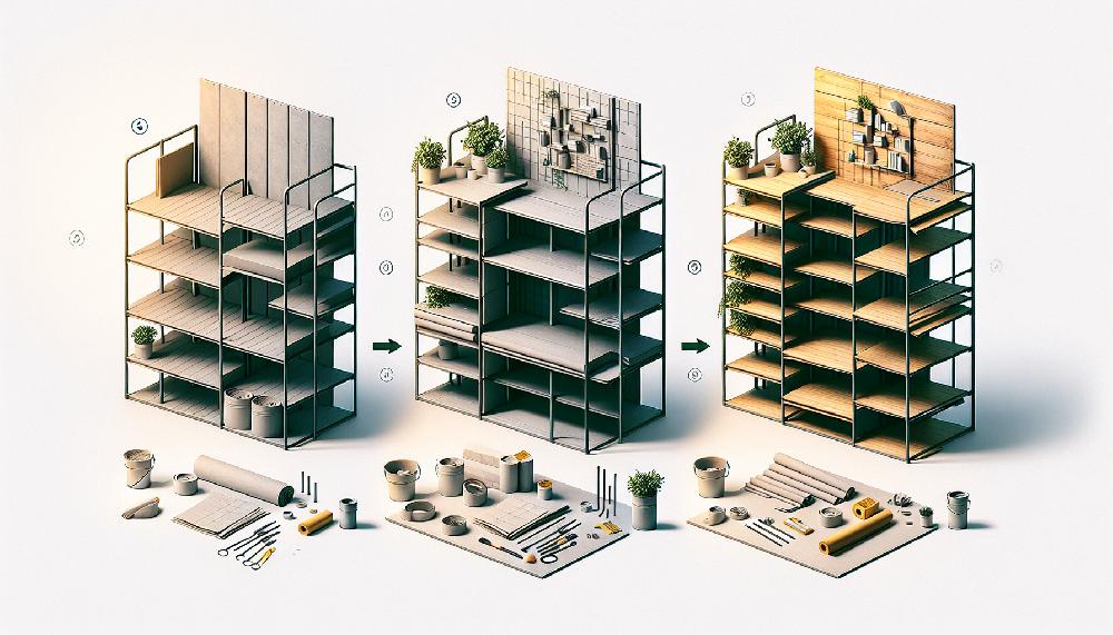 Mimub Guía Efectiva para Cubrir Estanterías Metálicas