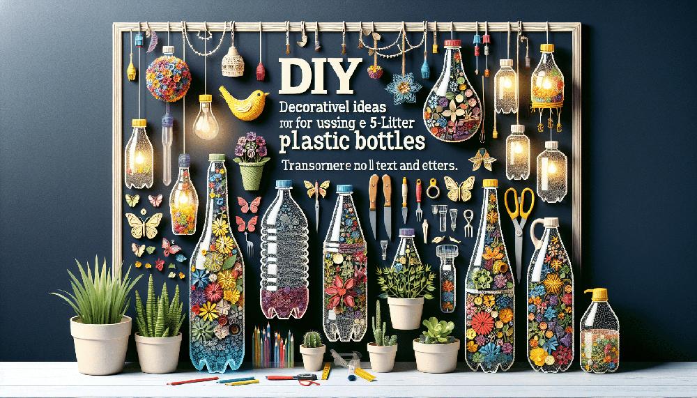 Mimub Ideas Decorativas DIY Para Reutilizar Garrafas De Plástico De 5 Litros