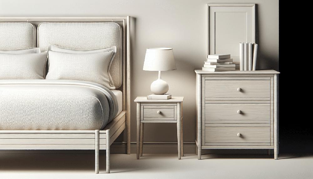 Mimub Juego de Mesita de Noche y Cajonera: Un Toque Minimalista para Tu Dormitorio