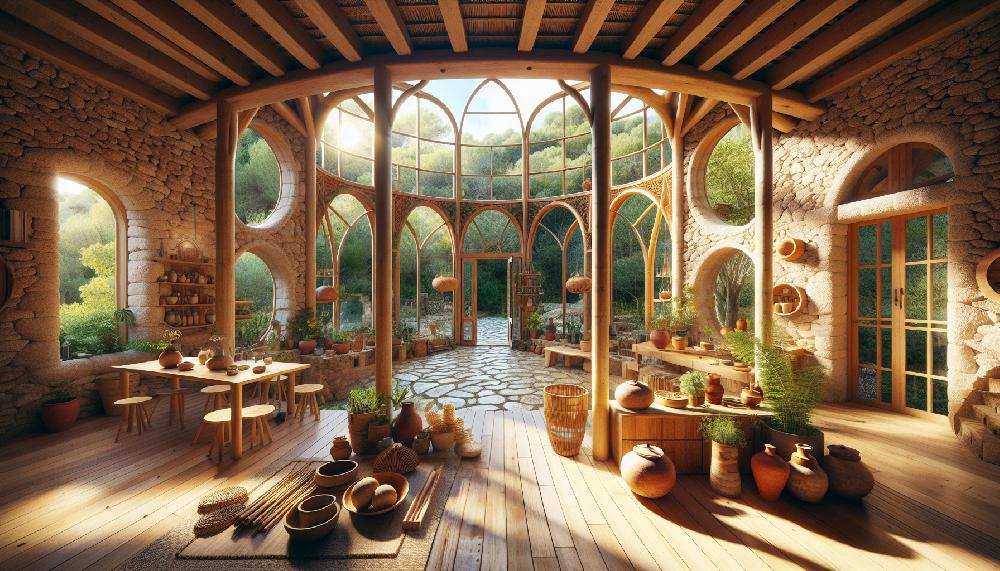 Mimub La Elección de Gisela: Materiales Naturales en Su Hogar Cerca de Barcelona