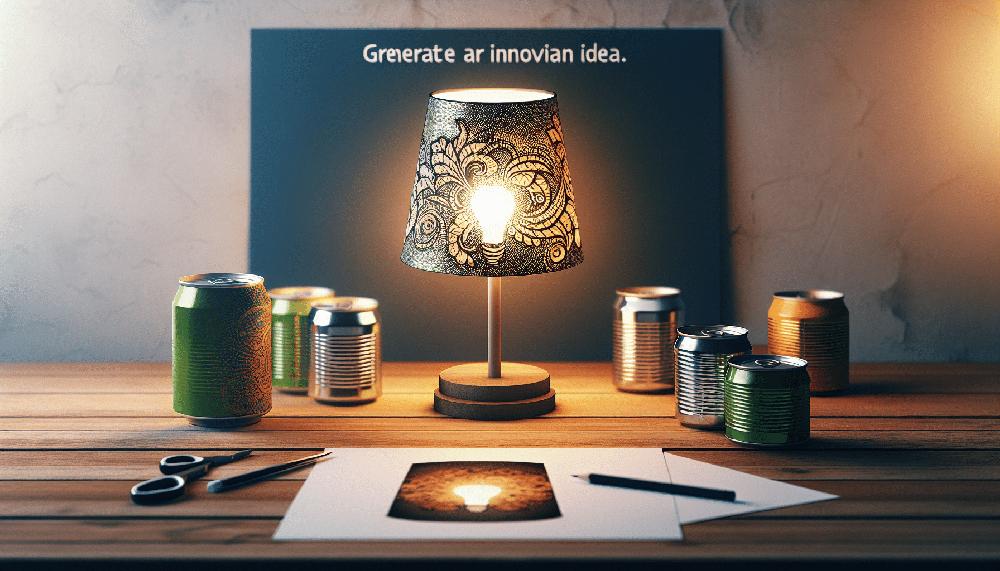 Mimub Lámparas de Mesa: Creatividad y Sostenibilidad con Latas Recicladas