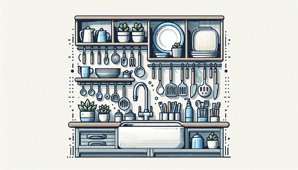 Mimub Maximiza Tu Cocina: Ideas Innovadoras para Organizar Utensilios Sobre el Fregadero