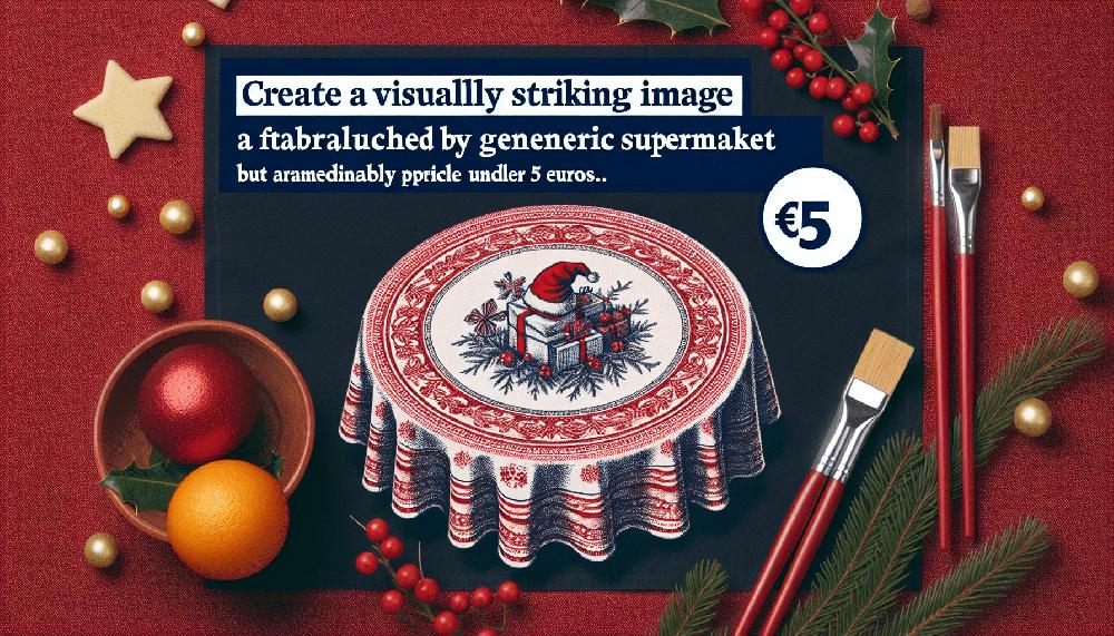 Mimub Mercadona Presenta Nuevo Mantel Navideño Con Efecto Tela Por Menos De 5 Euros