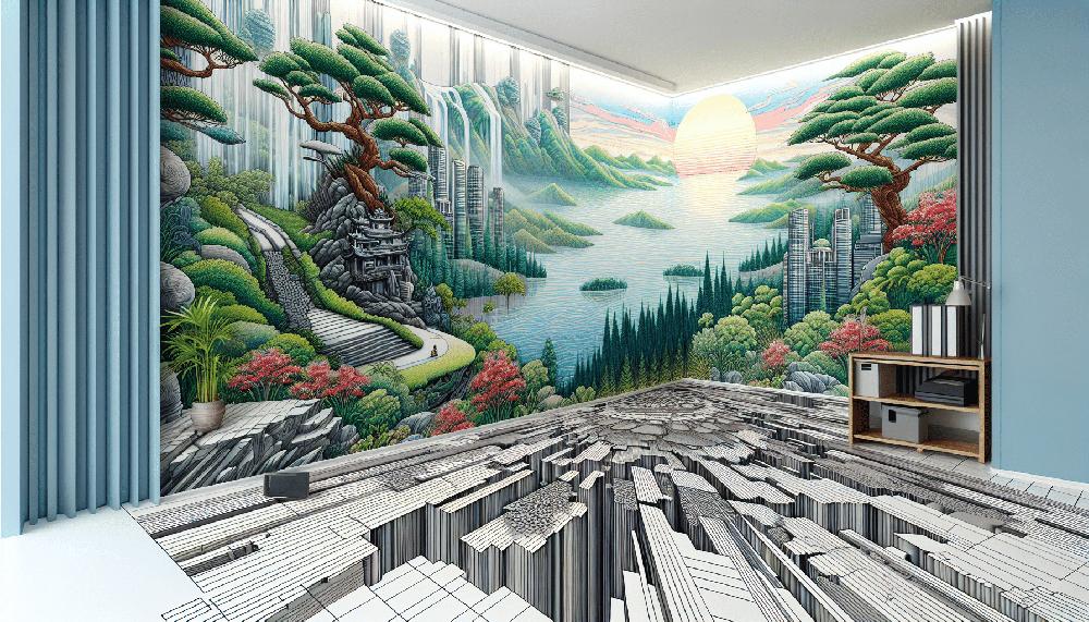 Mimub Murales 3D Para el Suelo: Una Revolución Decorativa en el Diseño Interior