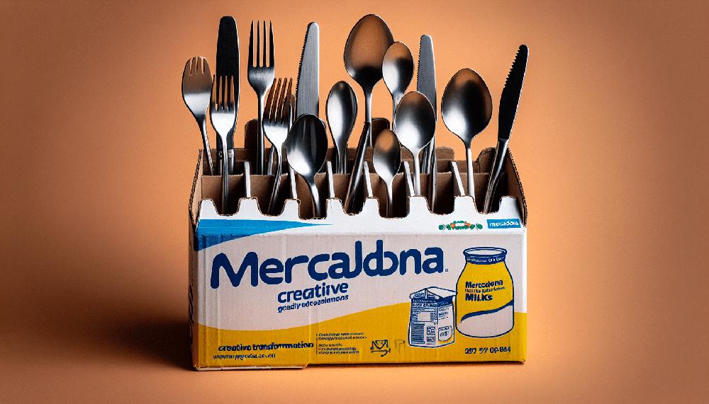 Mimub Organizadores de Cubiertos Innovadores: Reciclando Cajas de Leche de Mercadona