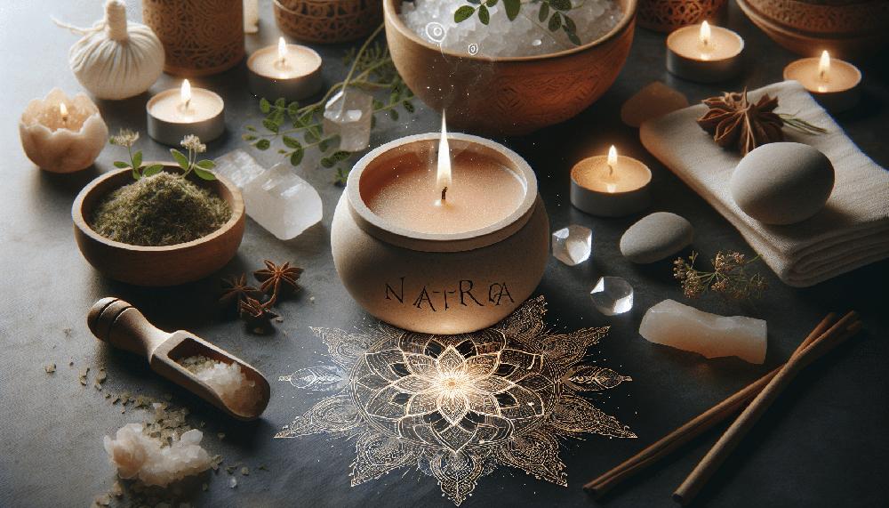 Mimub Relaja Tu Mente con la Vela Aromática de Cristal de Natura